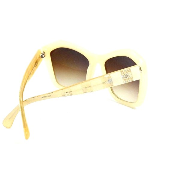 CHANEL 5296 1486/s5 Beige Lace Frame /Brown Gradient Lens main image 5
